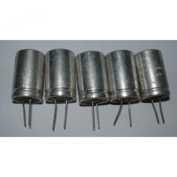 5 x Pye 1uf 200v DC vintage radial capacitors S128372 non polarised #1 image