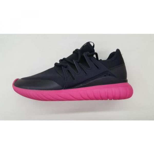 ADIDAS ORIGINALS TUBULAR RADIAL BLACK EQUIPMENT PINK MENS SIZE SNEAKERS S75393 #1 image