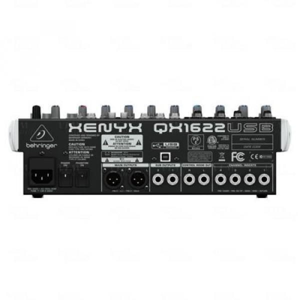 Behringer XENYX QX1622USB PA Mixer 16 Channel #3 image