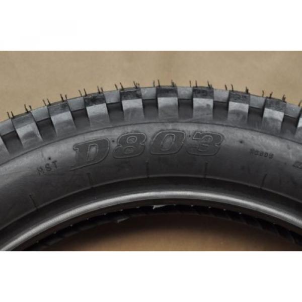 New Dunlop D803 4.00-18 Trial Competition Motorcycle Rear Radial Knobby Tire #3 image