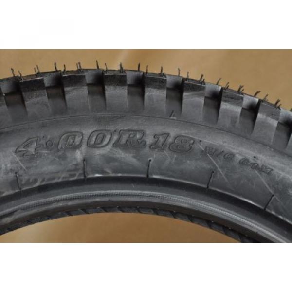 New Dunlop D803 4.00-18 Trial Competition Motorcycle Rear Radial Knobby Tire #4 image