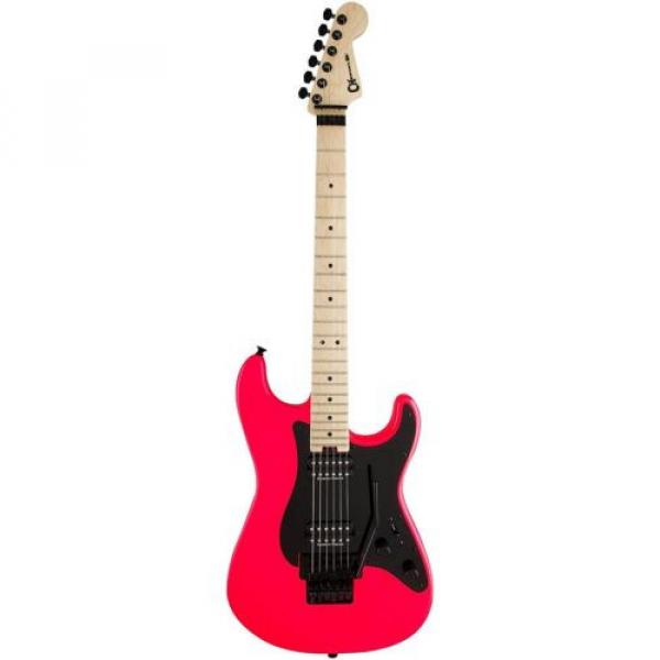 CHARVEL PRO MOD SO-CAL STYLE 1 2H FR Neon Pink E-Guitar #1 image