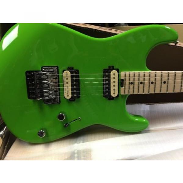 Charvel San Dimas 1 2H FR Floyd Rose Seymour Duncan Neon Green #1 image