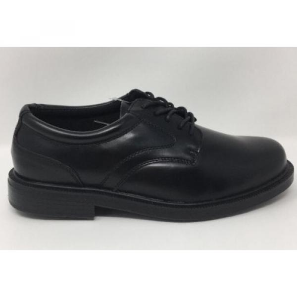 Deer Stags Times Black Smth Size 9.5W Plain Toe Oxford Men&#039;s Shoes #2 image