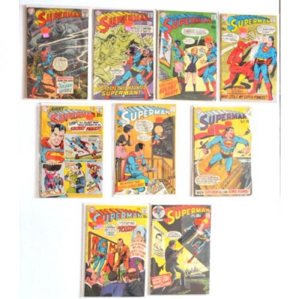 SUPERMAN SILVER/BRONZE RUN 1969 #214 TO 231 COMP. WITH 3 GIANT SIZED ISSUES #1 image