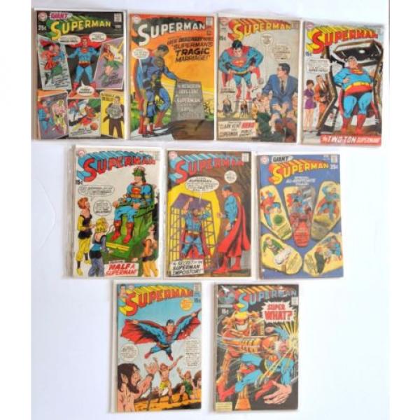 SUPERMAN SILVER/BRONZE RUN 1969 #214 TO 231 COMP. WITH 3 GIANT SIZED ISSUES #2 image