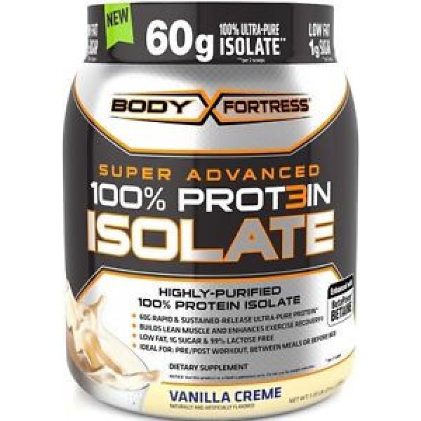 Body Fortress 100% Isolate Protein, Vanilla, 0.6kg. Free Delivery #1 image