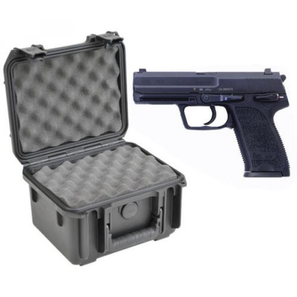 SKB Waterproof Plastic Gun Case Heckler &amp; Koch Usp9 Semi Auto 9Mm Handgun Pistol #1 image