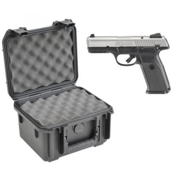 SKB Waterproof Plastic Gun Case Ruger Sr40 Semi Auto .40 S&amp;W Handgun Pistol New #1 image