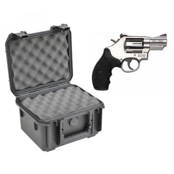 SKB Waterproof Plastic Gun Case Smith &amp; Wesson 66 Six Shot .357 Magnum Revolver #1 image